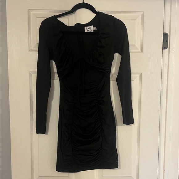 Princess Polly Black Dress - Picture 1 of 4